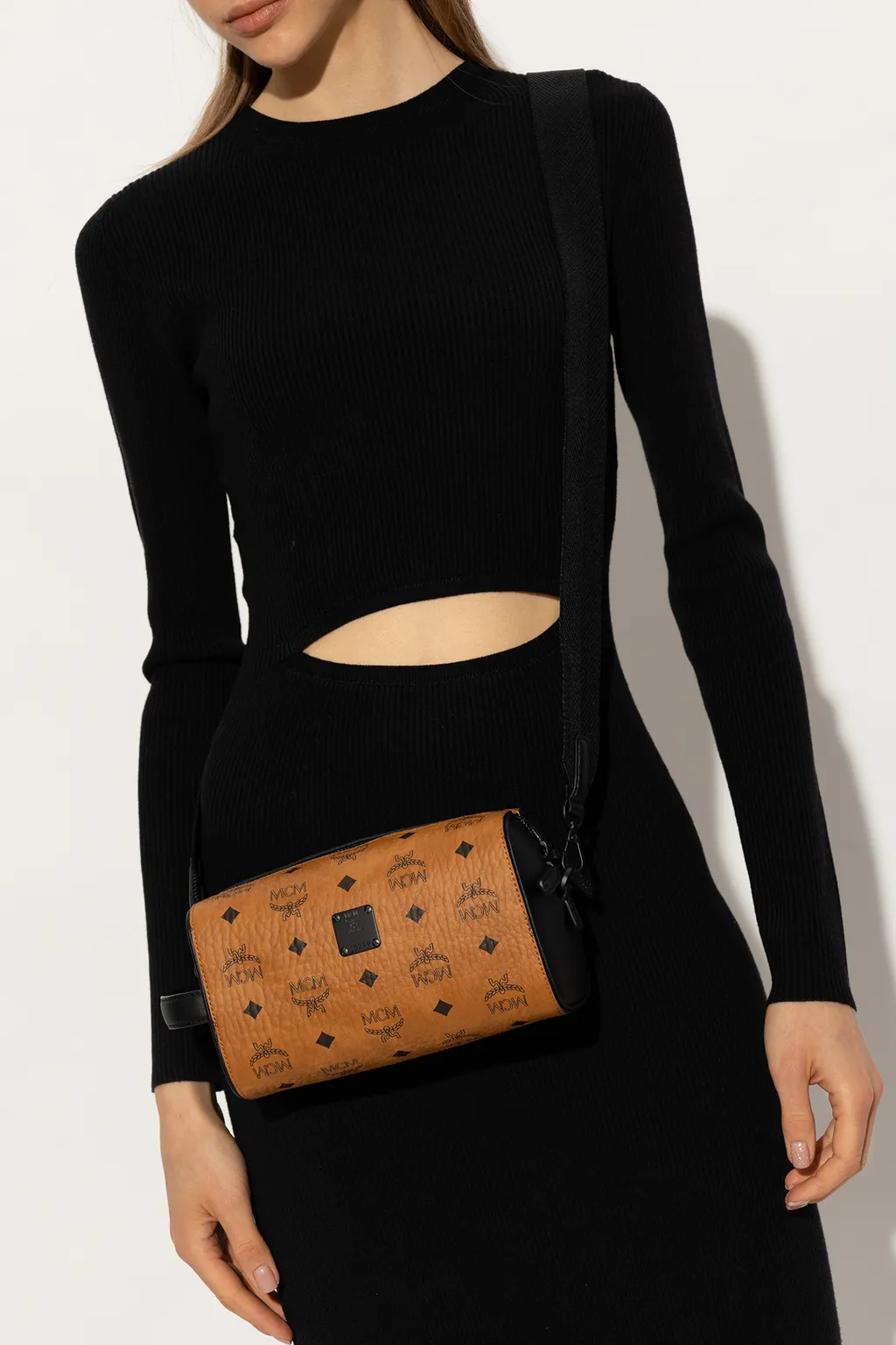 Ottomar Logo-Print Clutch Bag