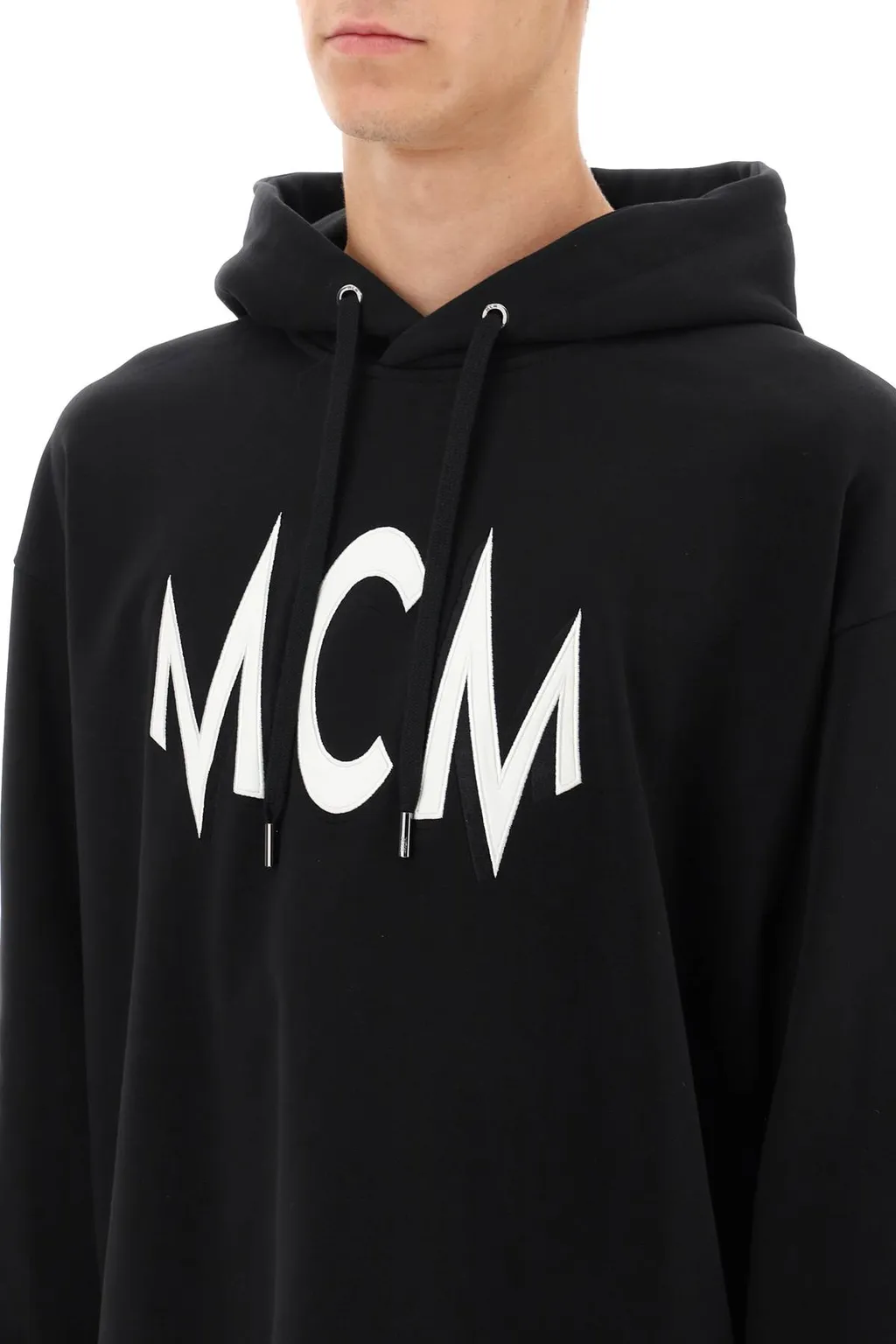 Logo Printed Drawstring Hoodie