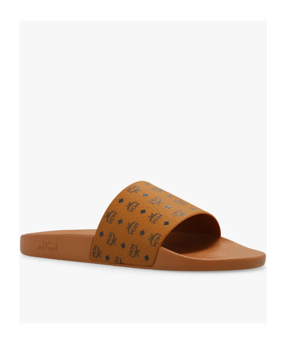 Logo-Printed Slip-On Sandals