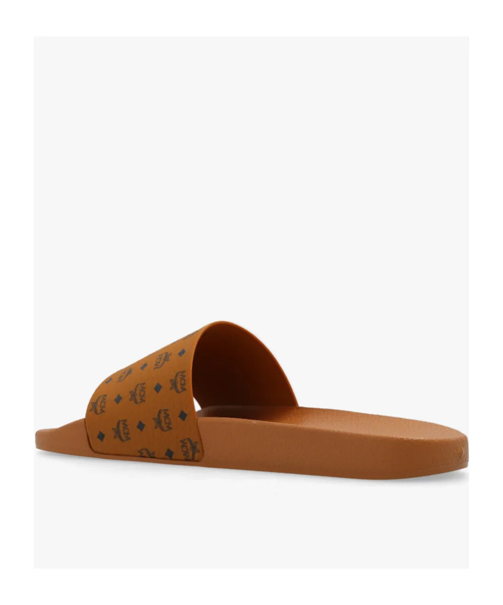 Logo-Printed Slip-On Sandals