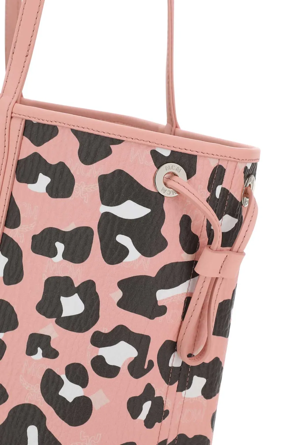 Leopard Print Drawstring Tote Bag