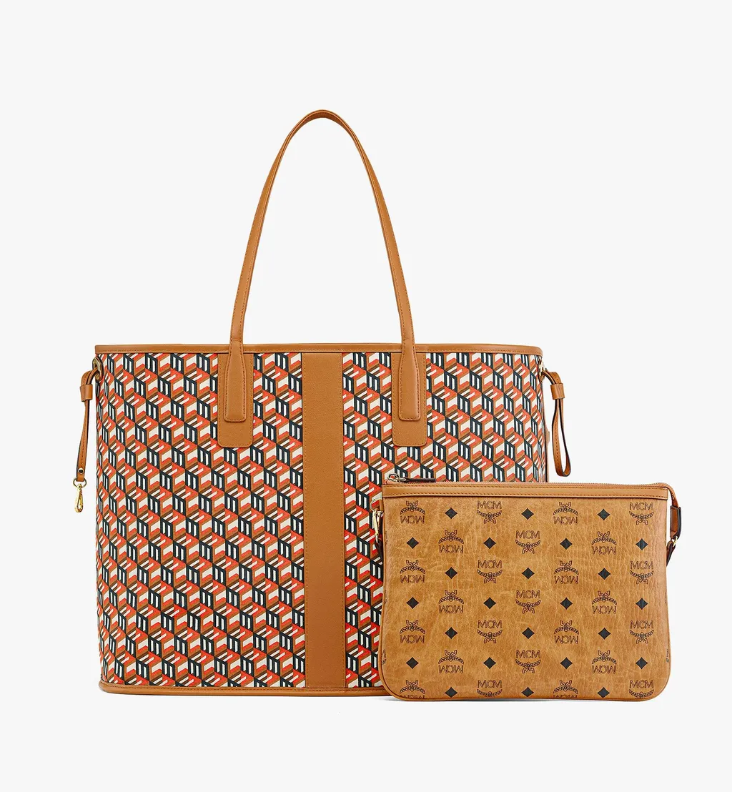 Liz Logo Plaque Top Handle Bag