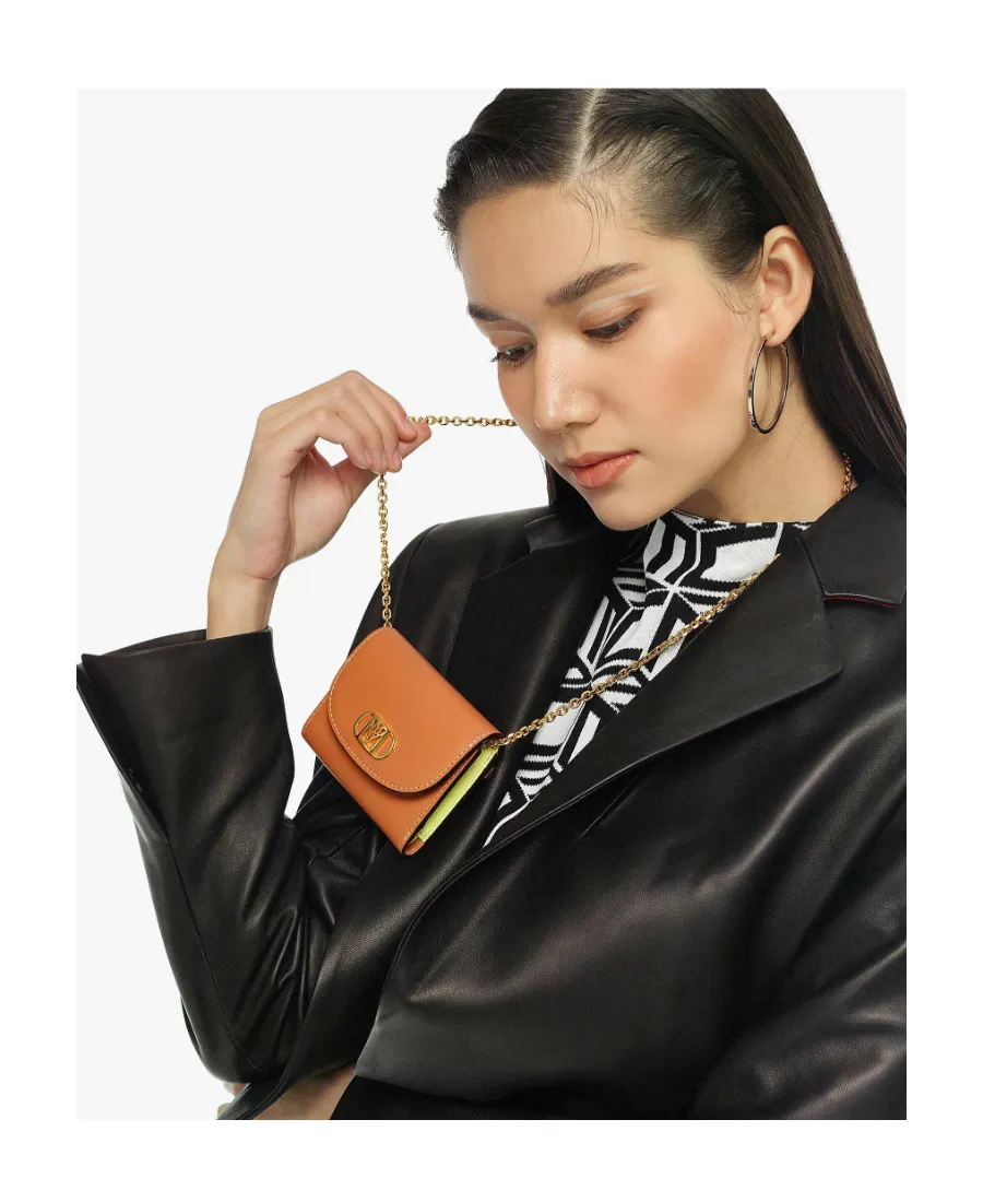 Mini Mode Travia Logo Plaque Wallet