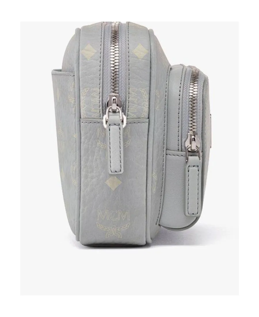 Logo Zipper Shoulder Bag