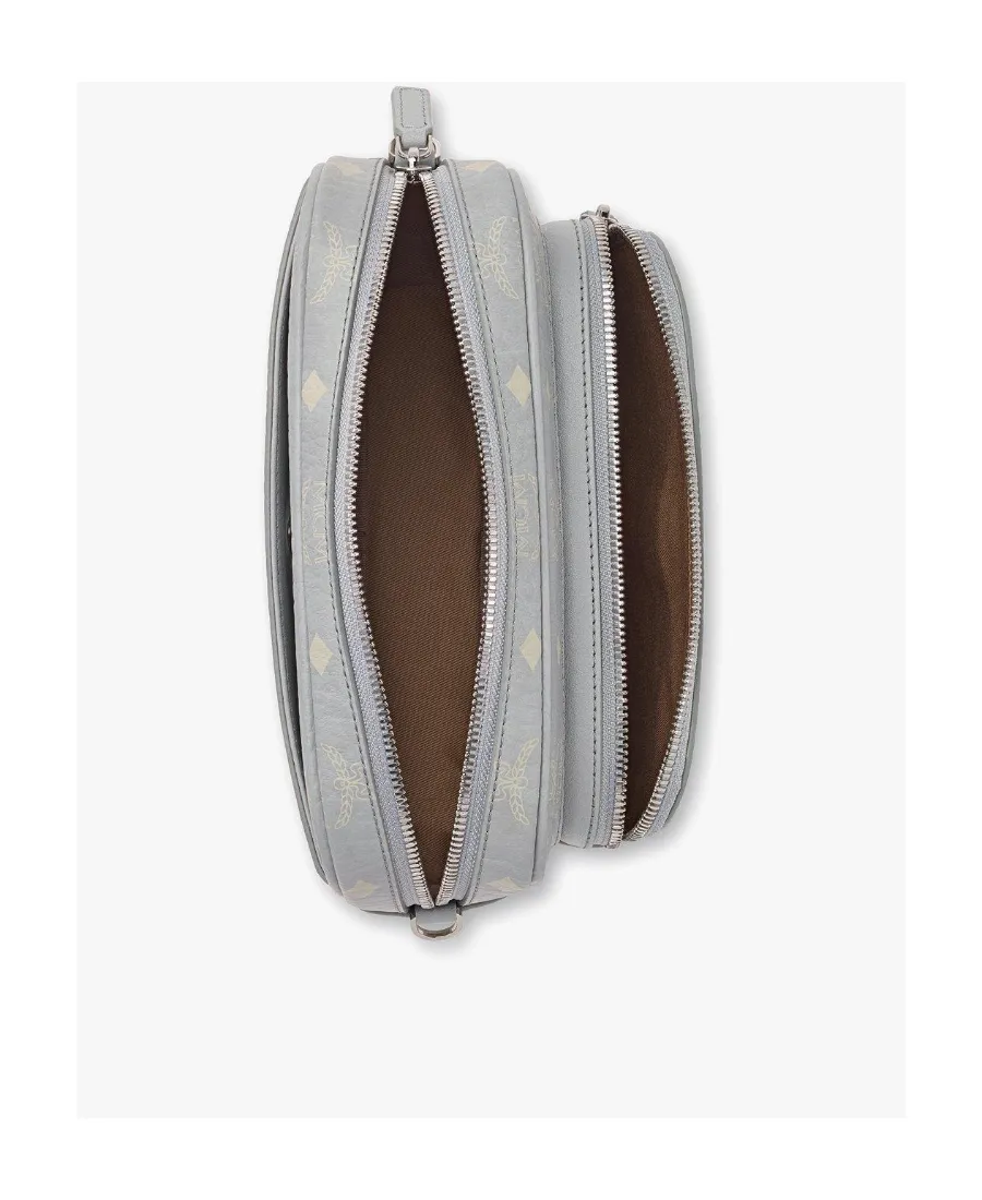 Logo Zipper Shoulder Bag