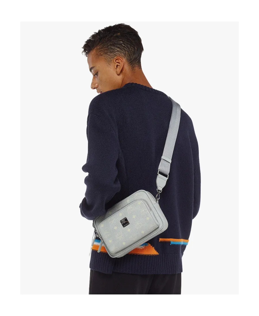 Logo Zipper Shoulder Bag