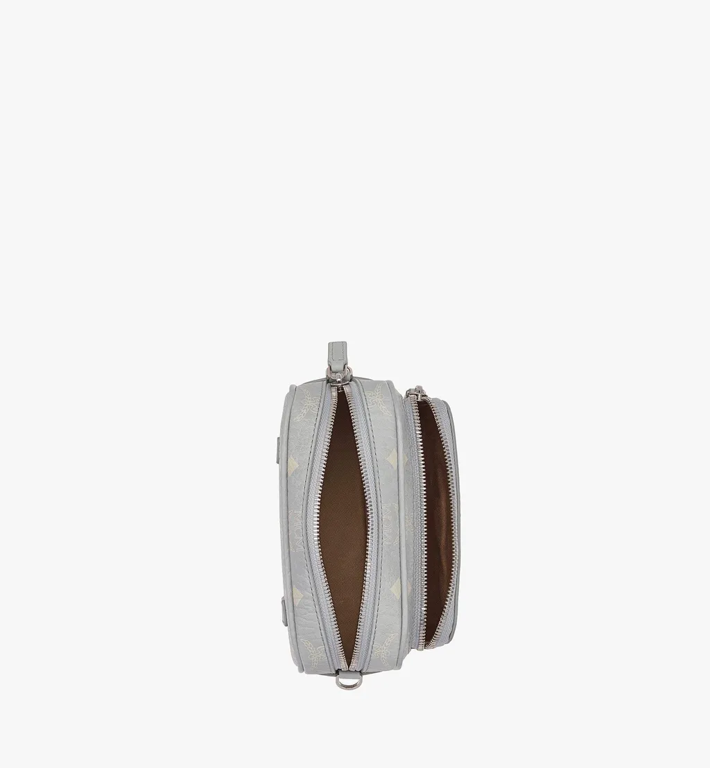 Logo Zipper Shoulder Bag