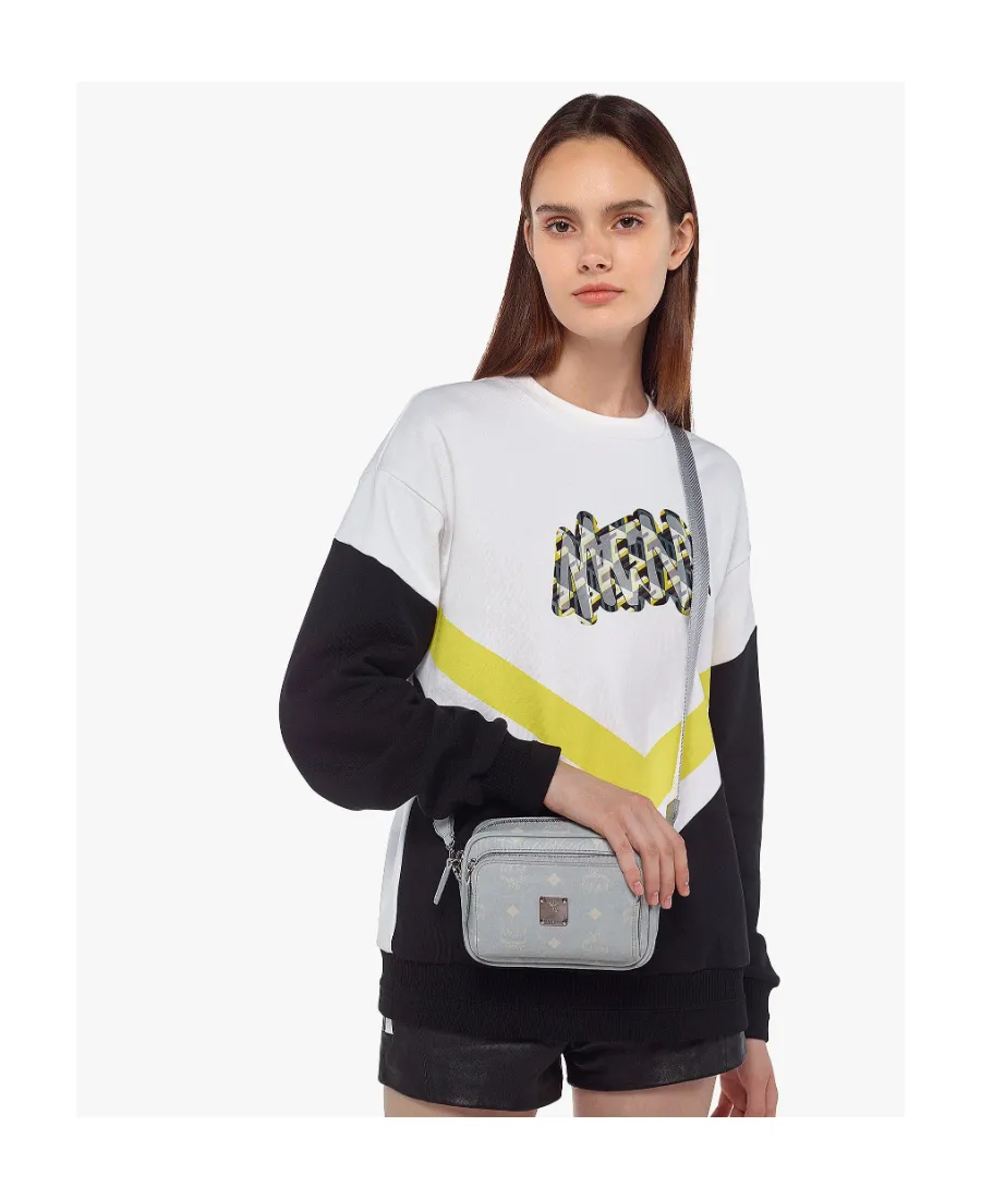 Logo Zipper Shoulder Bag