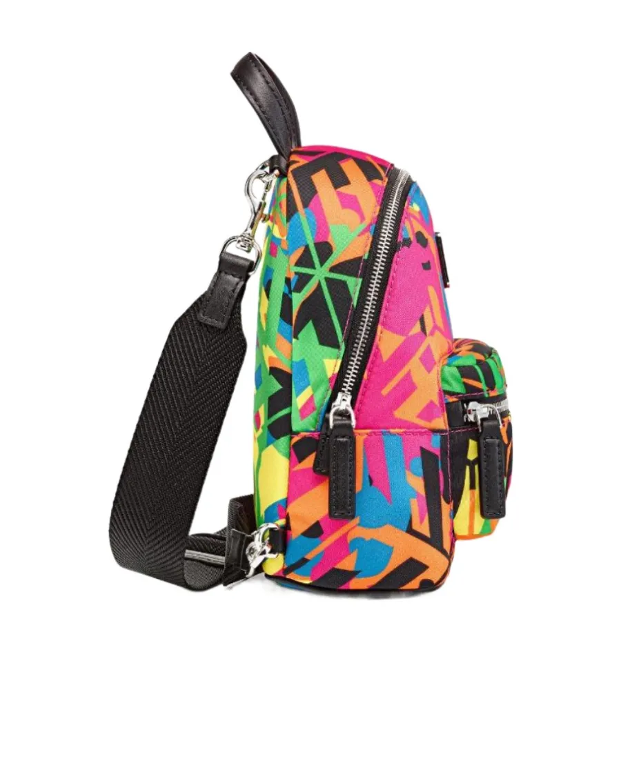 Abstract Pattern Printed Shoulder Bag