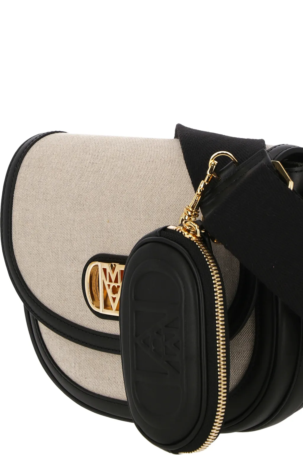 Mode Travia Logo Plaque Small Crossbody Bag