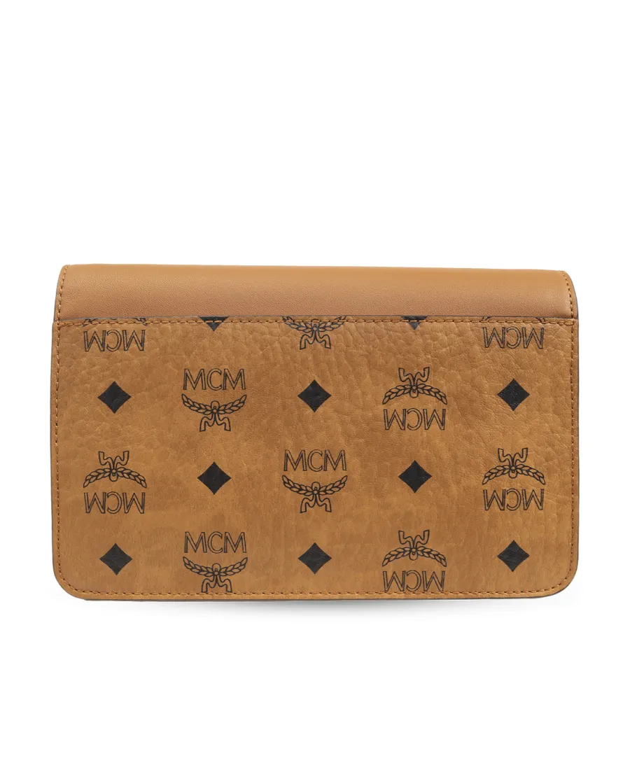Diamond Visetos Foldover Top Mini Shoulder Bag