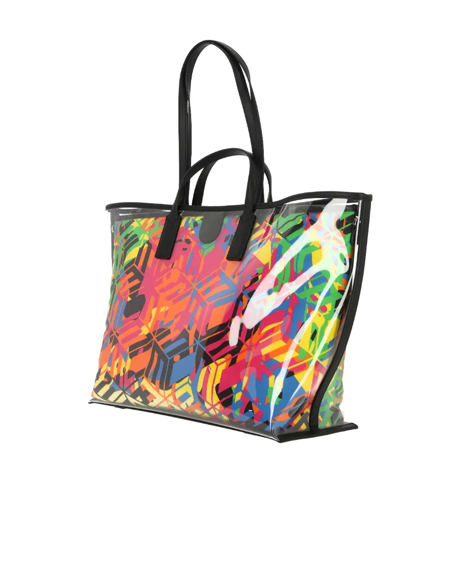 Abstract Pattern Printed Tote Bag