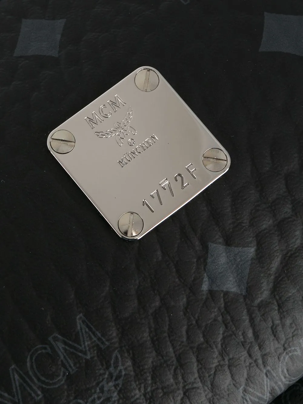 Visetos Logo Plaque Crossbody Bag