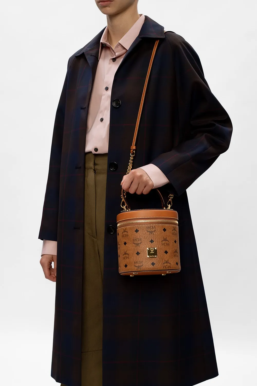 Cylinder Bucket Bag