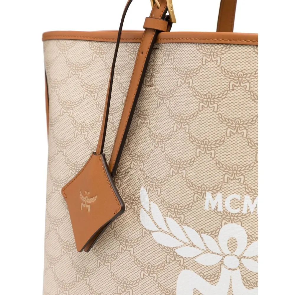 Medium Himmel Lauretos Logo Printed Tote Bag