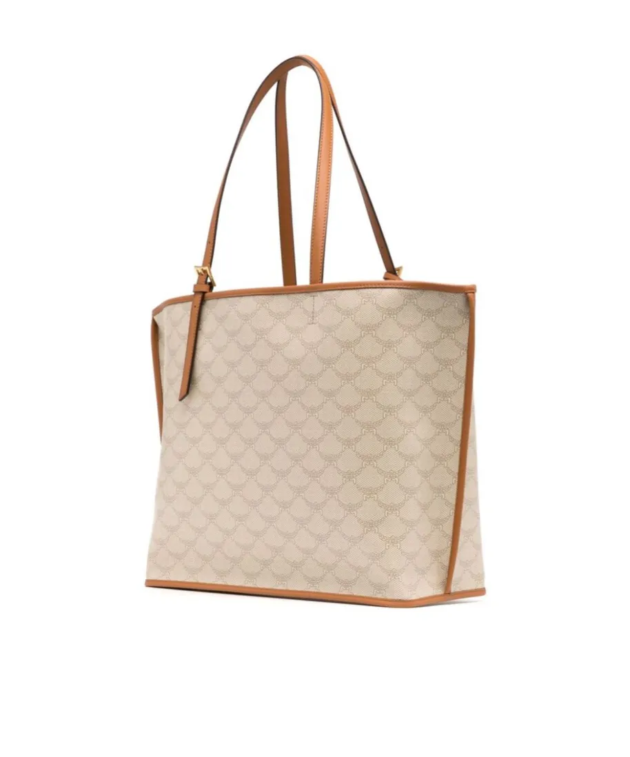 Medium Himmel Lauretos Logo Printed Tote Bag