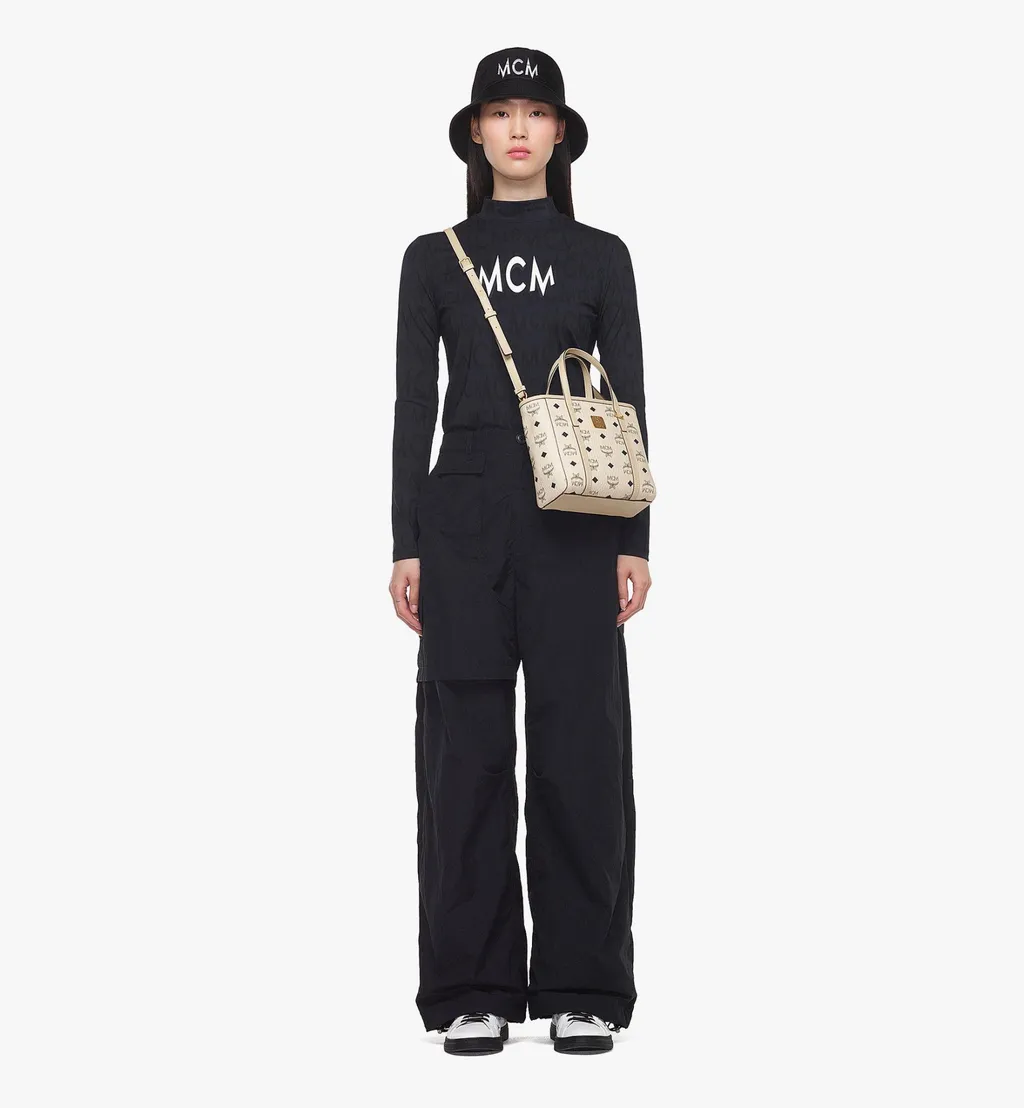Aren Top-Zip Mini Shopper Bag