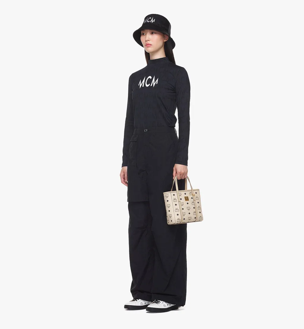 Aren Top-Zip Mini Shopper Bag