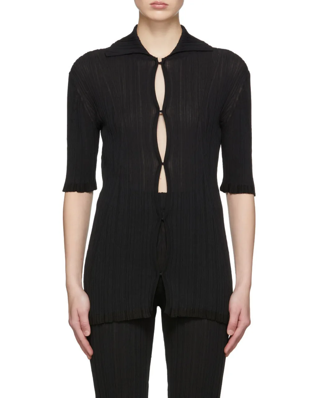 Ribbed Knit Cardigan