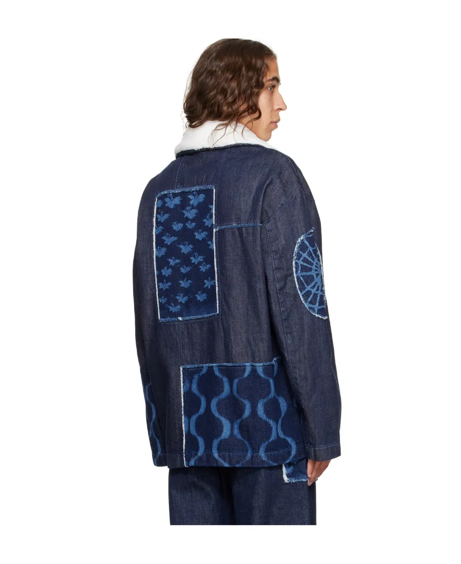 Button Denim Coat