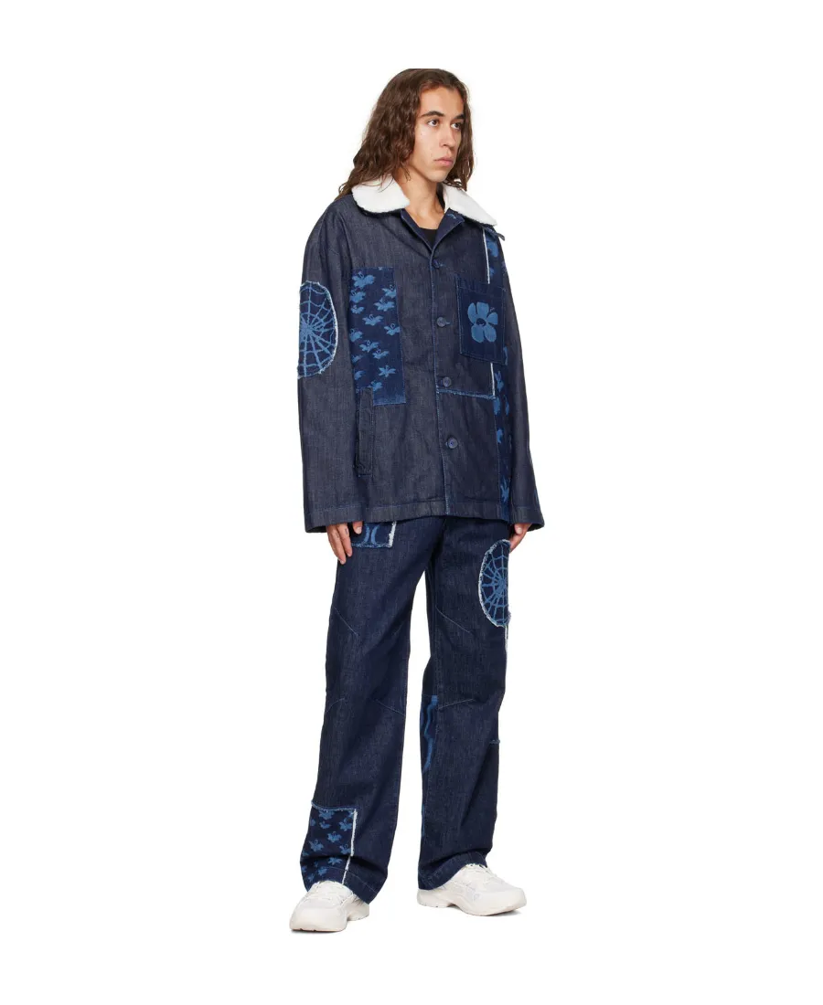 Button Denim Coat