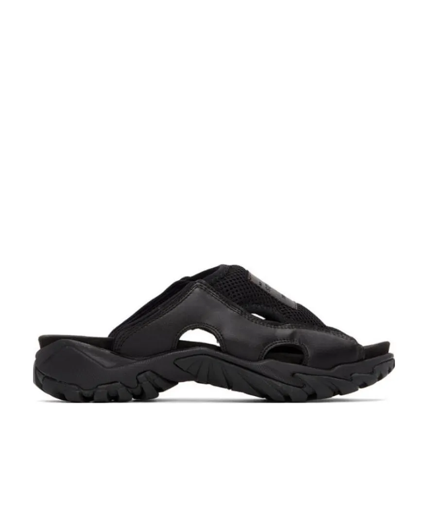 Padded Logo-Patch Slippers