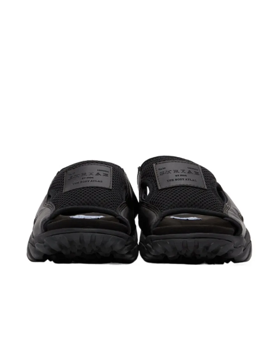 Padded Logo-Patch Slippers