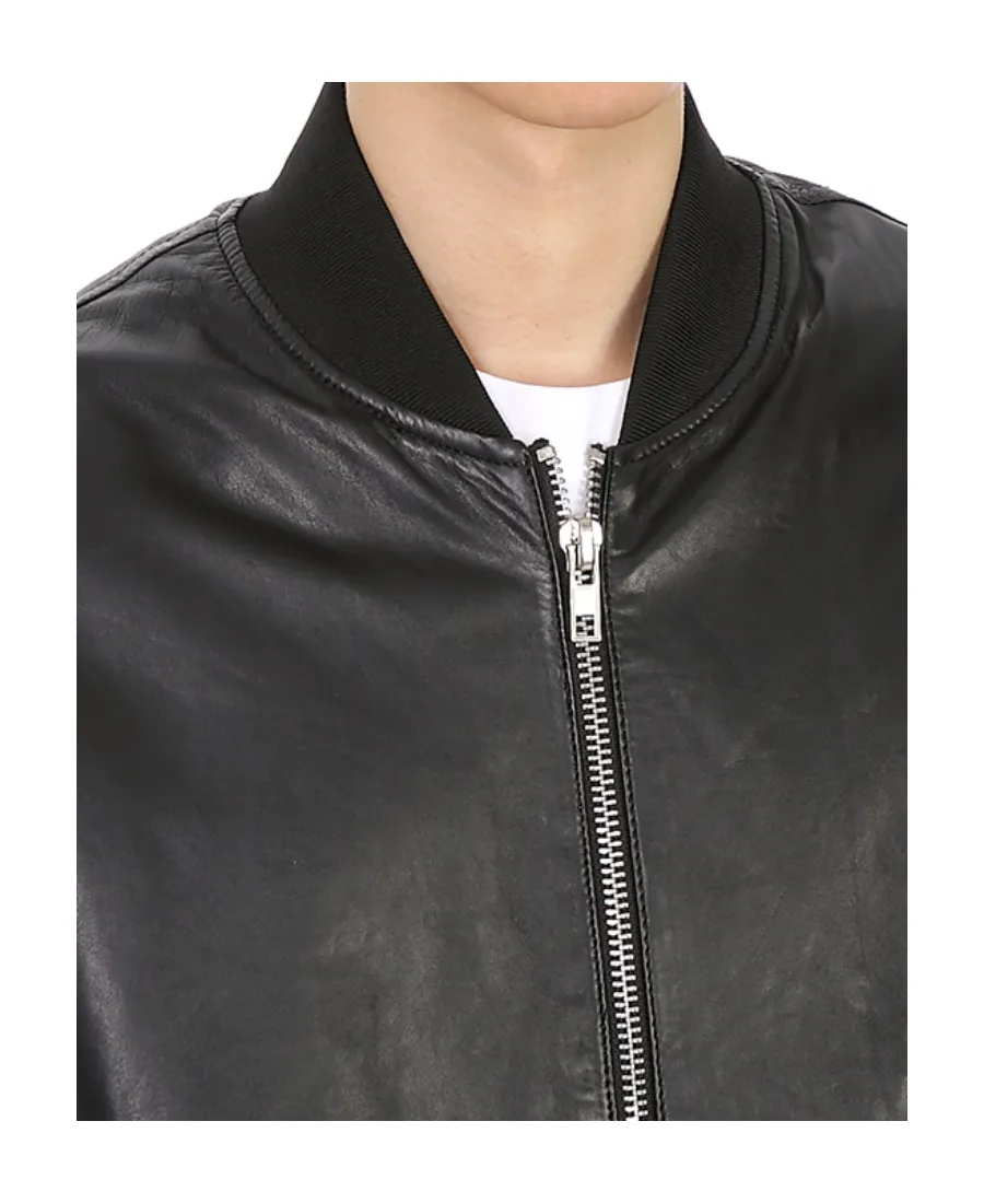Splicing Details Baseball Jacket