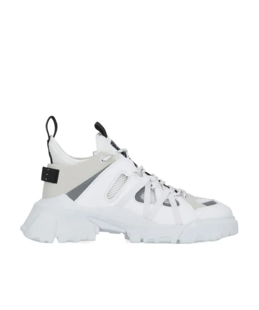 High-Top Mesh Sneakers