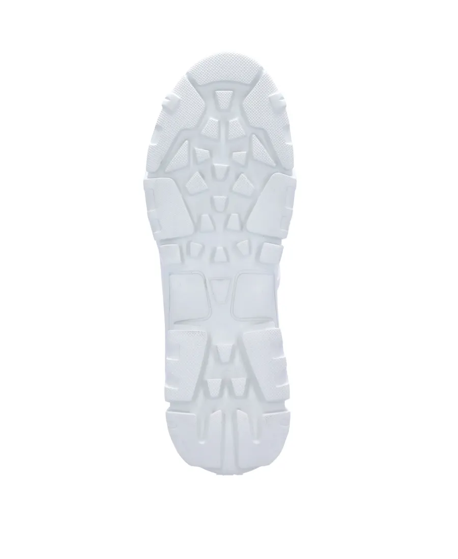 High-Top Mesh Sneakers
