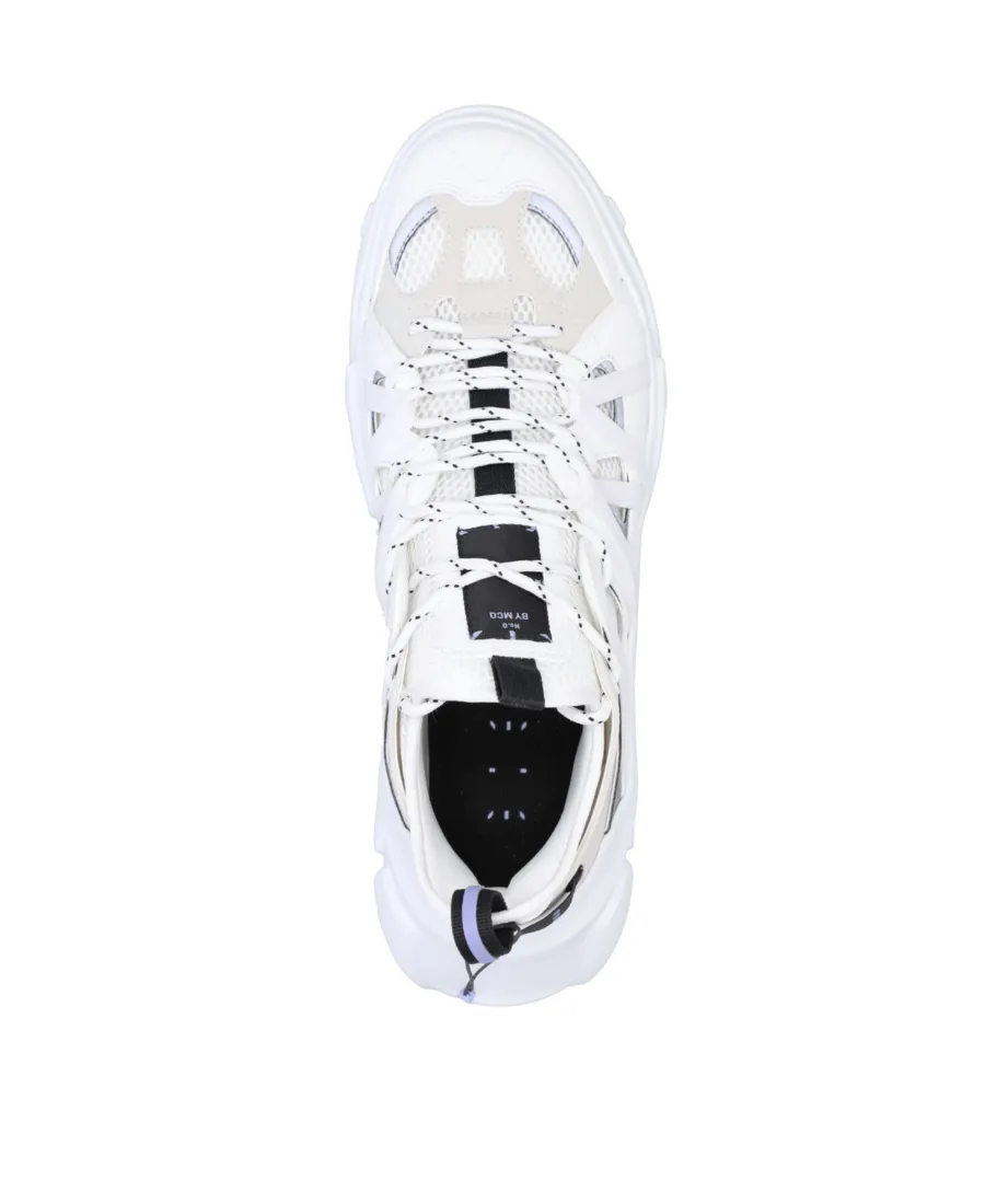 High-Top Mesh Sneakers