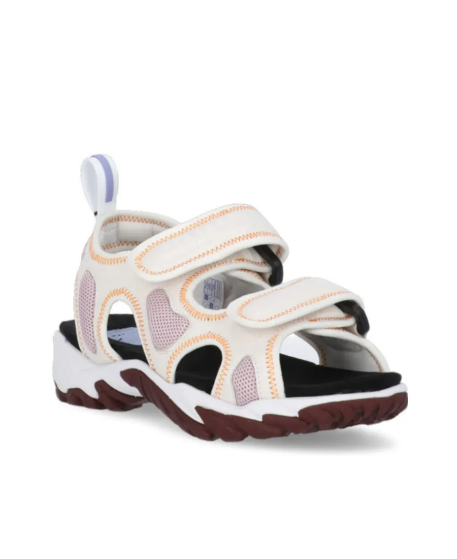 Striae Open-Toe Sandals