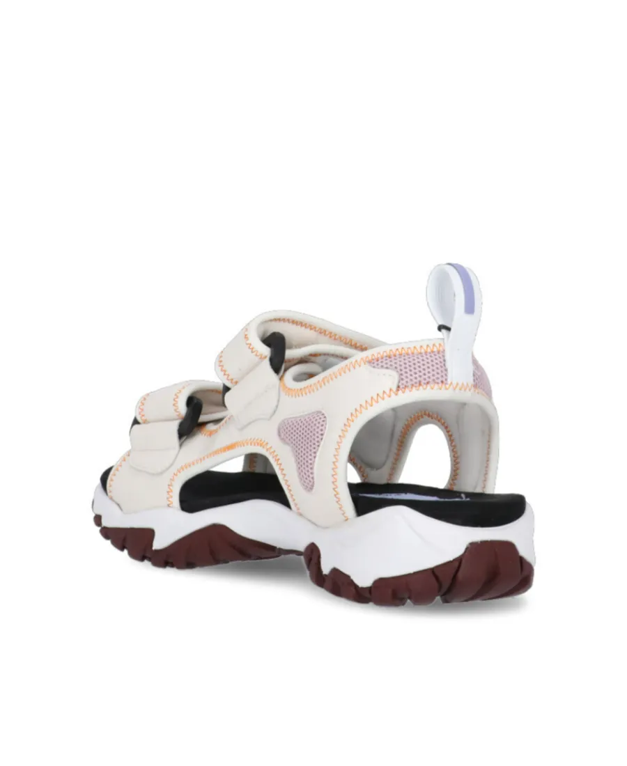 Striae Open-Toe Sandals