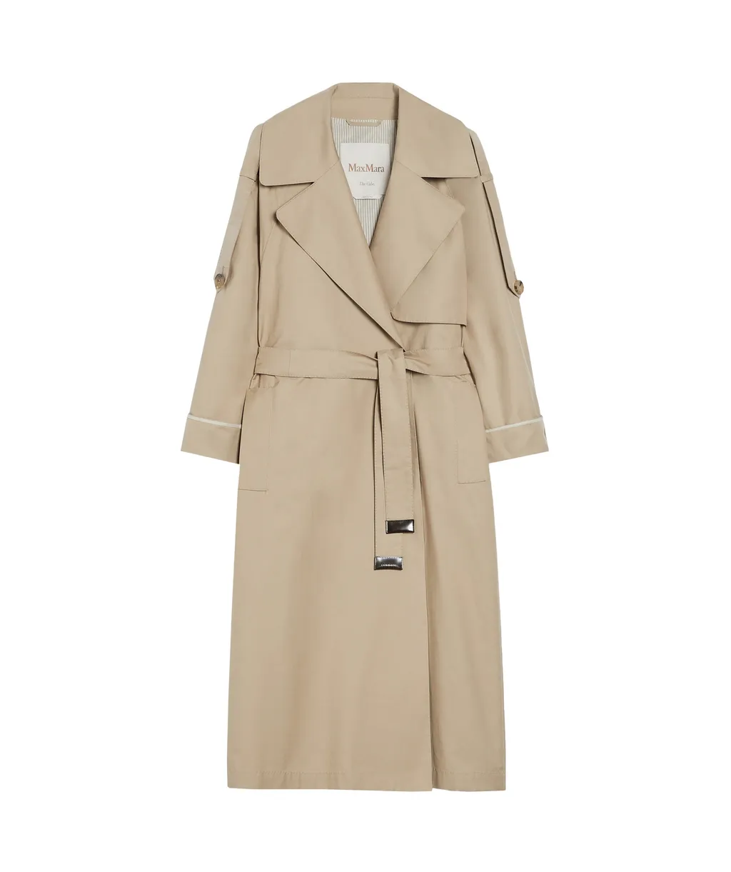 The Cube Utrench Belted Long-Sleeved Coat