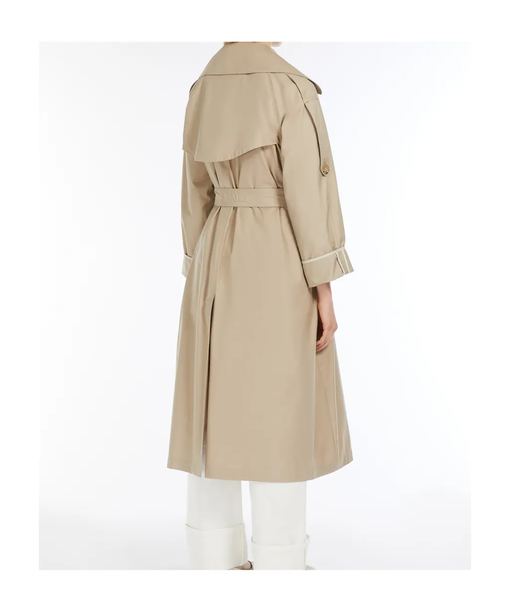 The Cube Utrench Belted Long-Sleeved Coat
