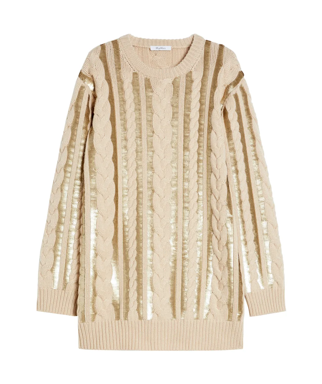 Short Wool And Cashmere Dress