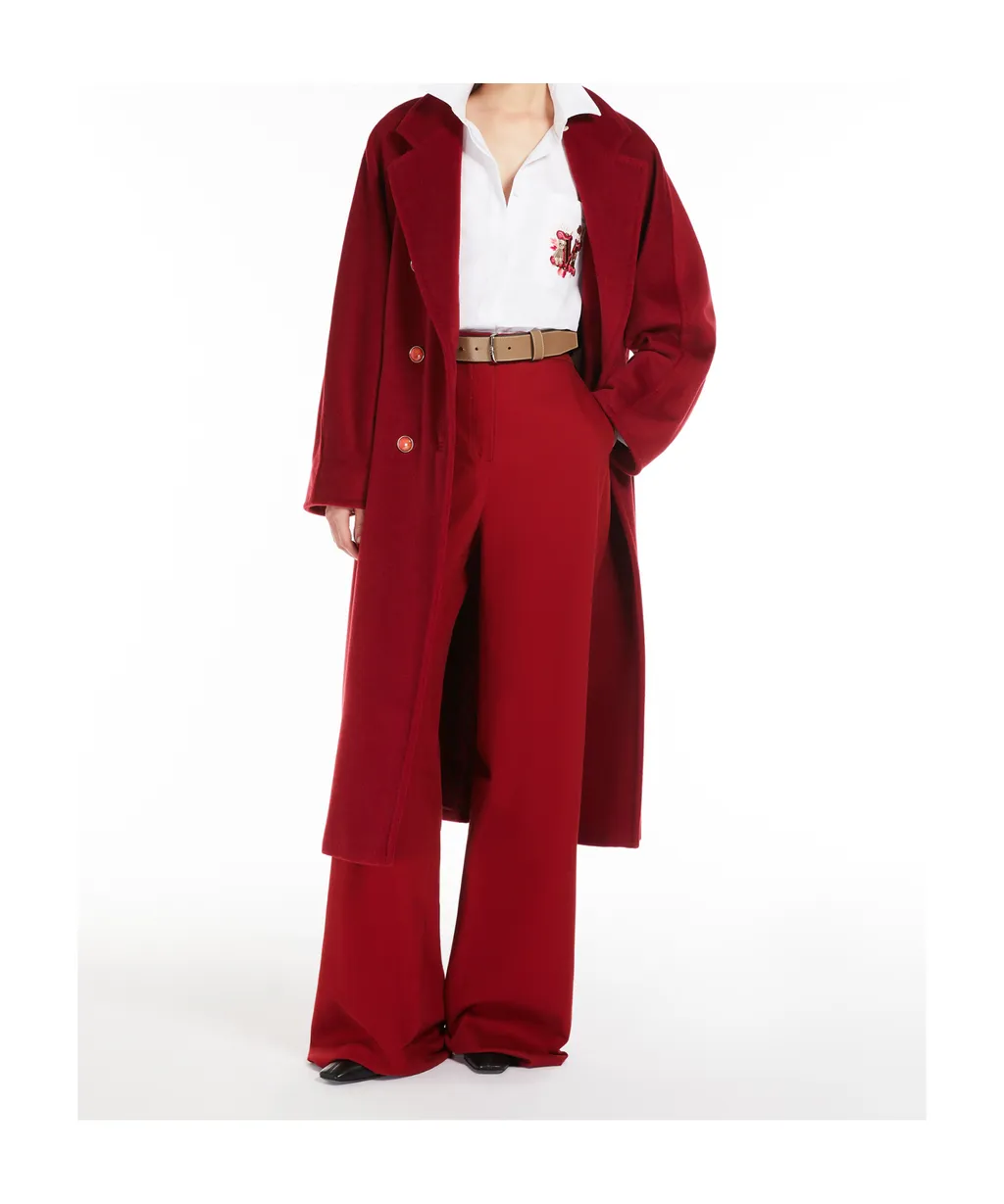 Double-Breasted Belted Coat
