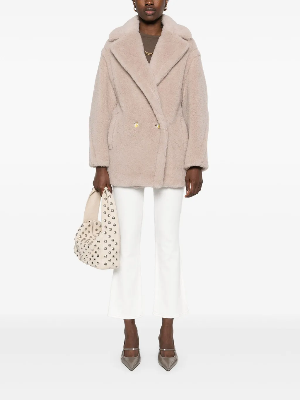 Collared Button-Up Coat