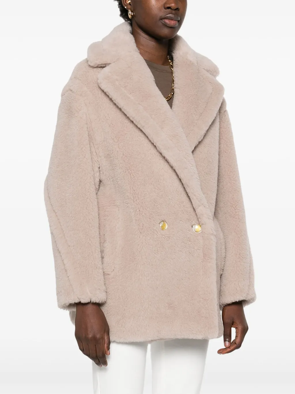 Collared Button-Up Coat