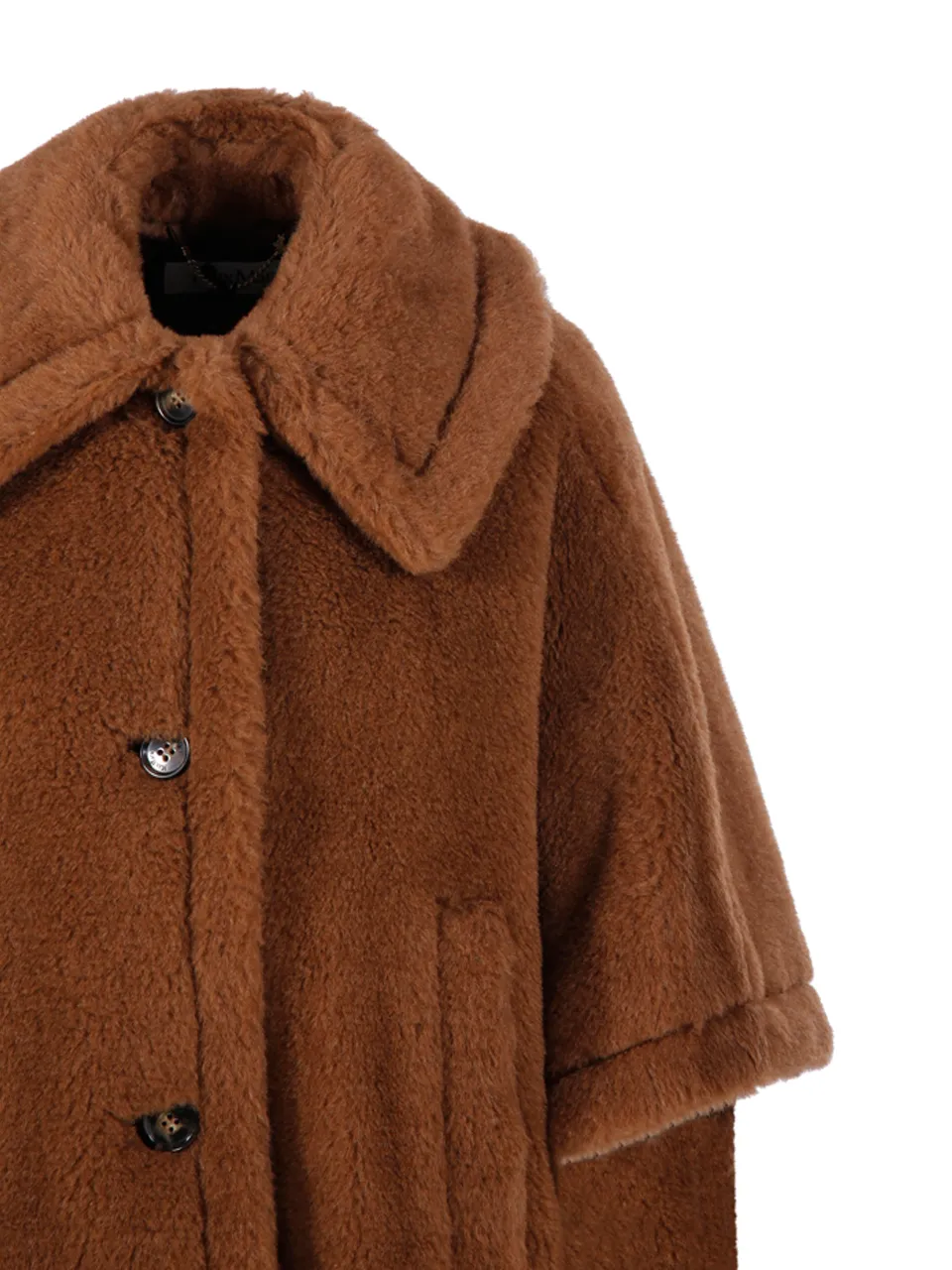 Collared Short-Sleeved Coat