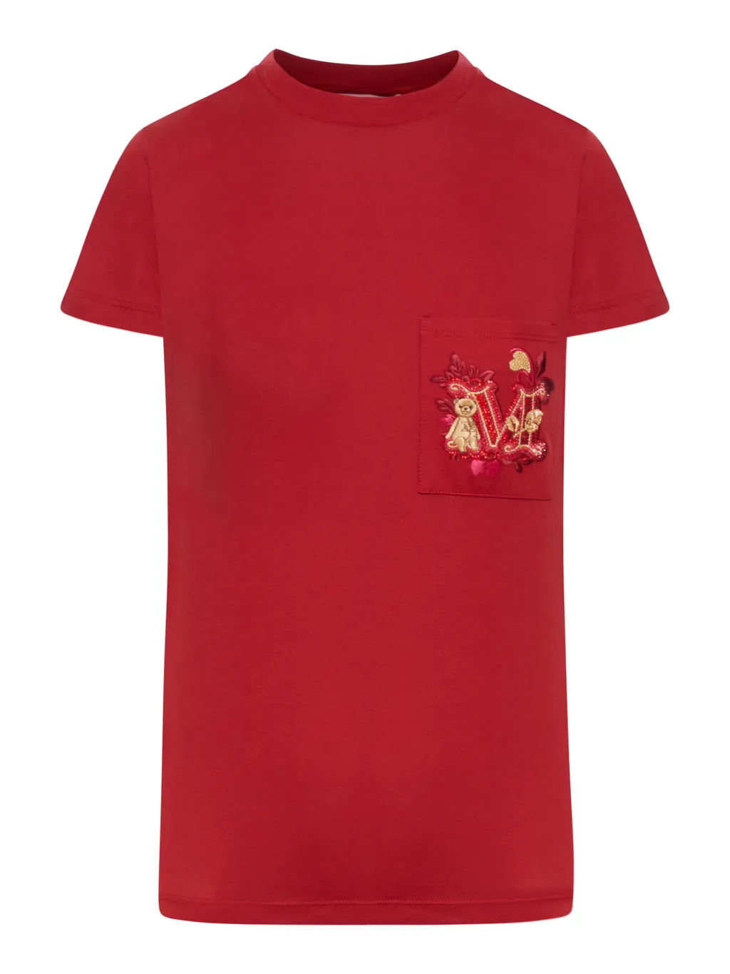 Logo Embellished Crewneck T-Shirt