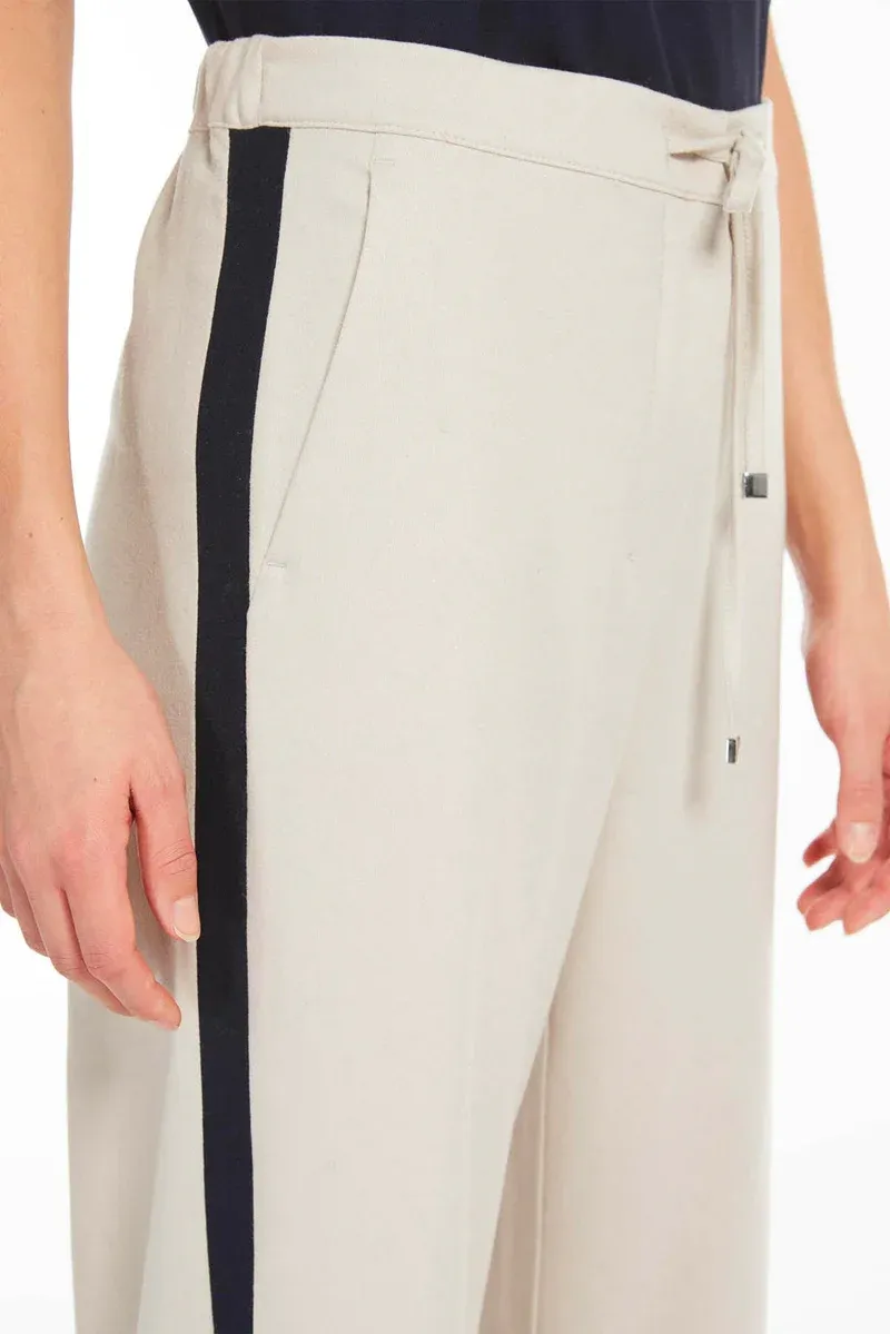Elastic Waist Casual Pants