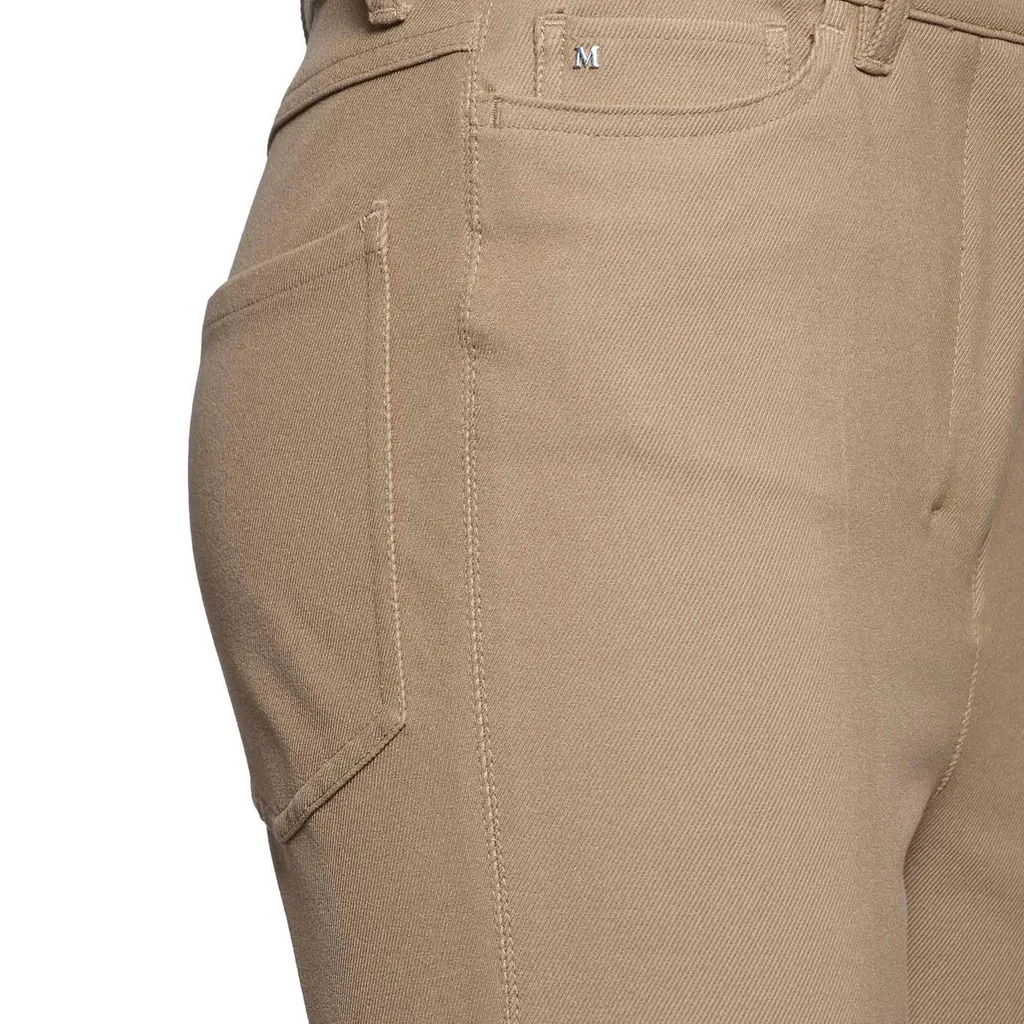 Button Detailed Flared Trousers