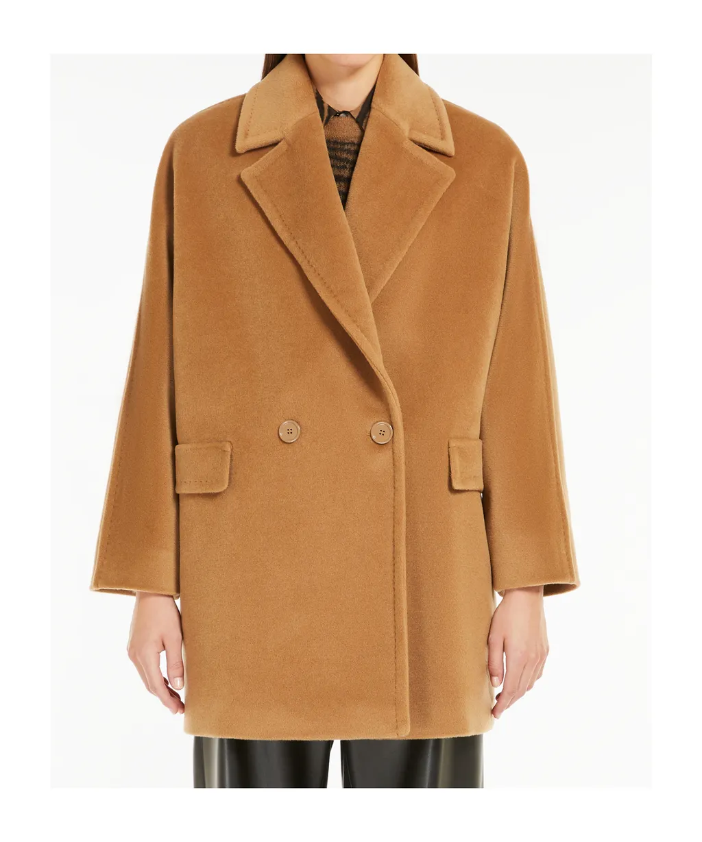 Molo Double-Breasted Long-Sleeved Coat