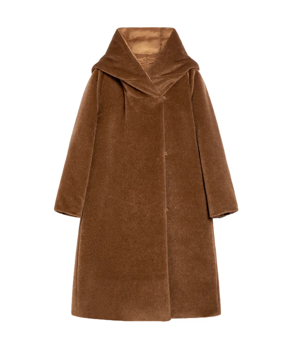 The Cube Buttoned Long-Sleeved Reversible Coat