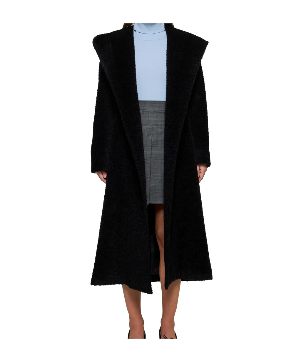 Belted Long-Sleeved Coat