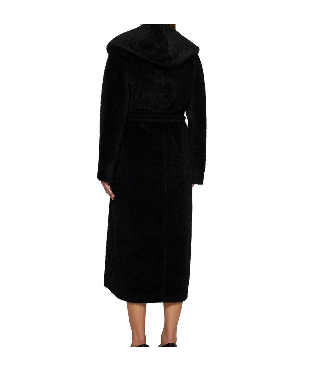 Belted Long-Sleeved Coat