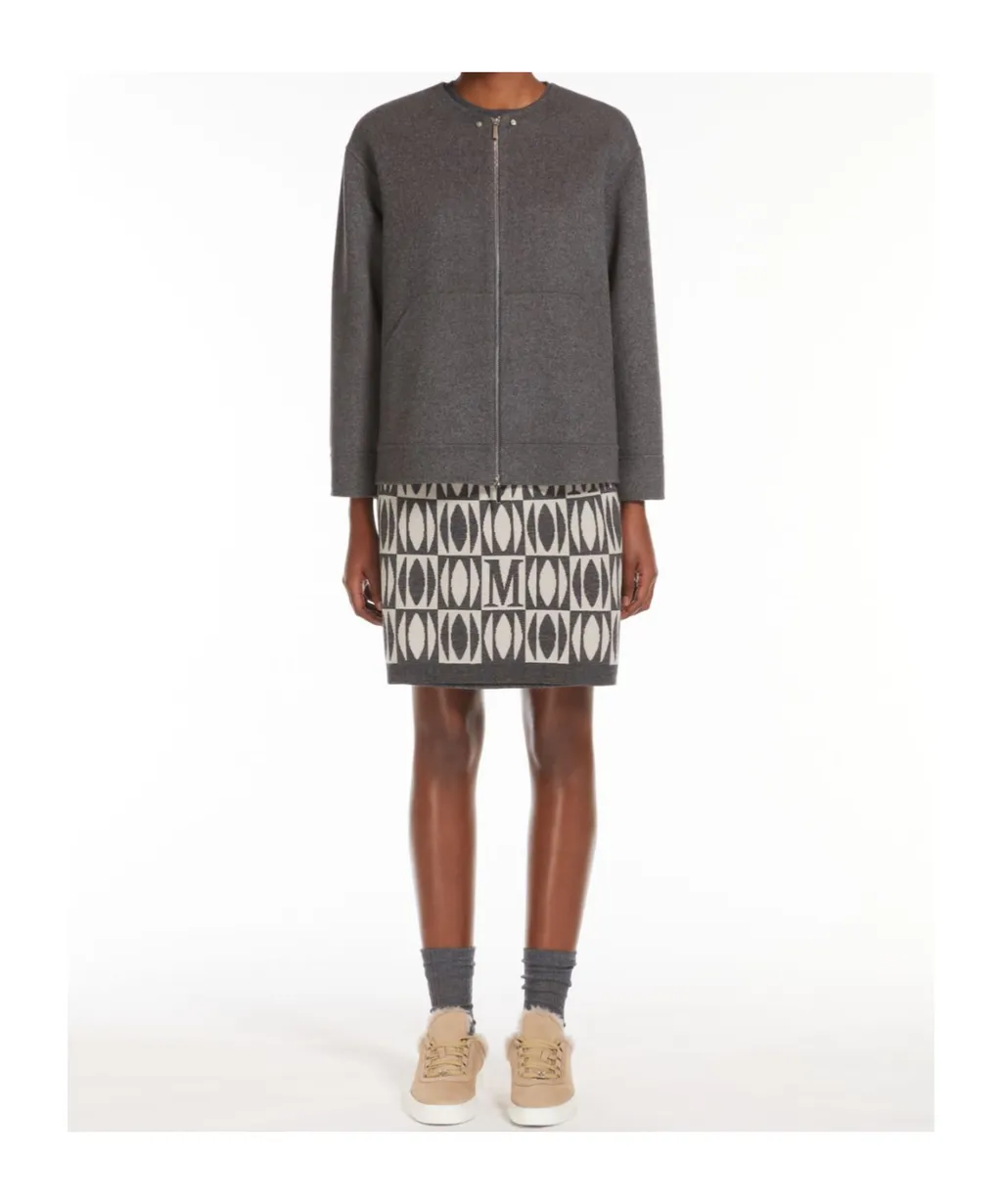 Zippered Wool Jacket