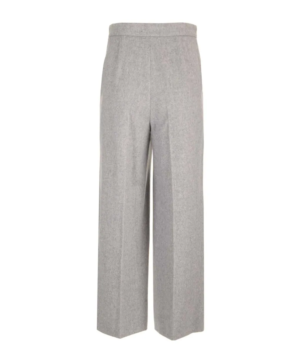 High Waist Wide Leg Trousers