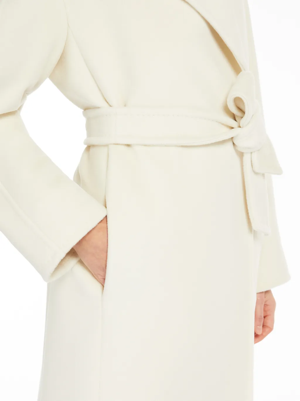 Belted Long-Sleeved Coat